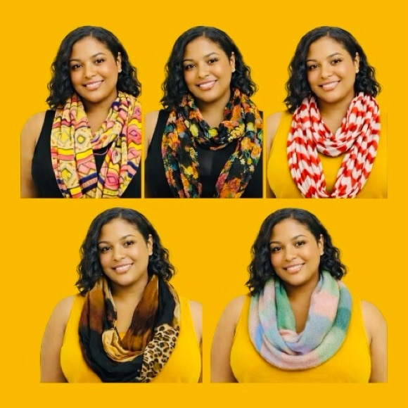 Accessories - Stylish Women's Scarf Collection 5pcs